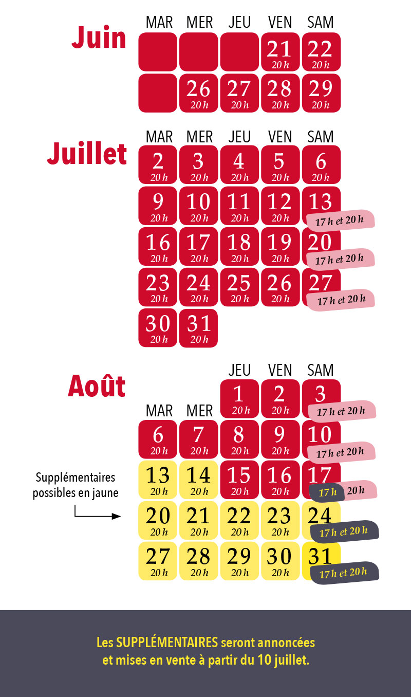 Calendrier 2019